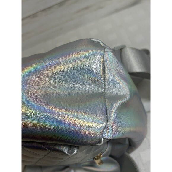 Minnie Mouse Disney 100 Platinum Small Silver Iridescent Bioworld Bag Backpack main image 16